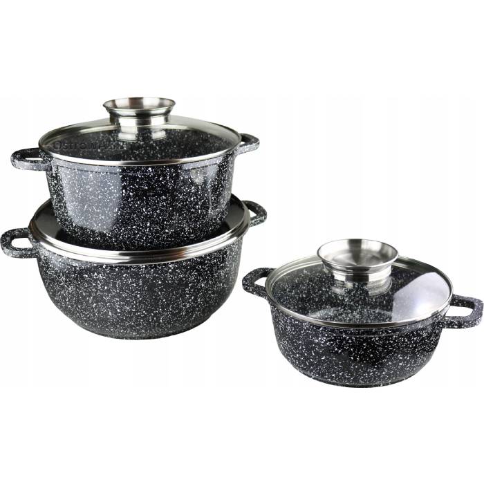 Set oale de gatit 6 piese granit Diamond cu inductie