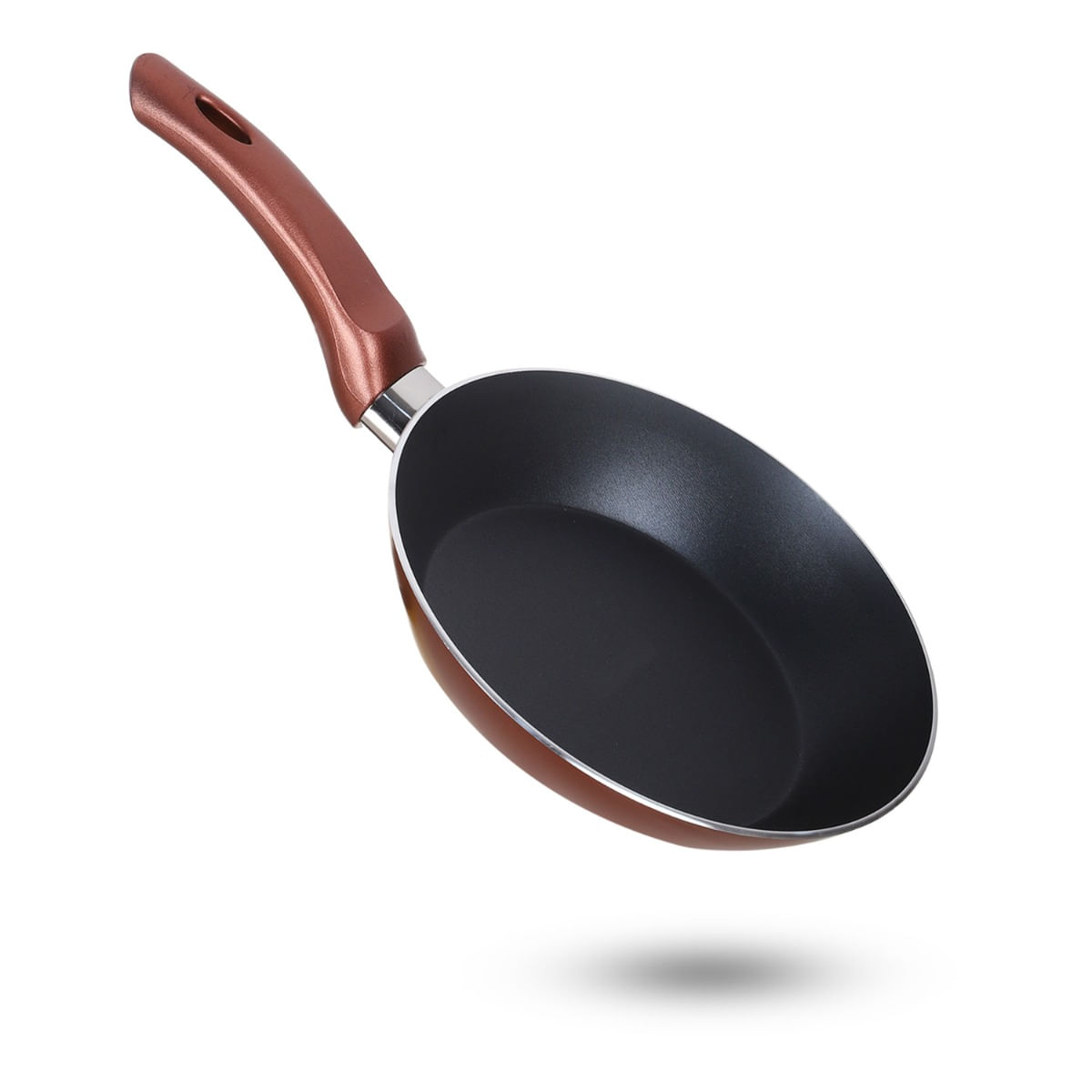 Set 3 tigai cu inductie HotChef, 28cm, 24cm, 20cm, Bronz