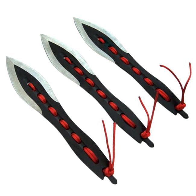 Set trei cutite de aruncat IdeallStore®, Anarchy Blades si 3 cutite de aruncat Ballistic Blades , otel inoxidabil - 3 | YEO