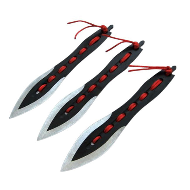 Set trei cutite de aruncat IdeallStore®, Anarchy Blades si 3 cutite de aruncat Ballistic Blades , otel inoxidabil - 1 | YEO