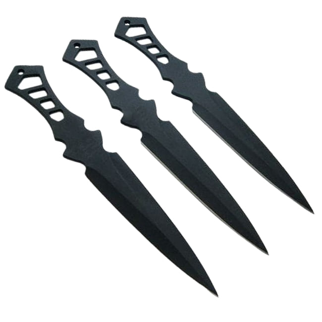 Set trei cutite de aruncat, Anarchy Way si 3 cutite de aruncat Ballistic Blades, IdeallStore®,otel inoxidabil - 4 | YEO