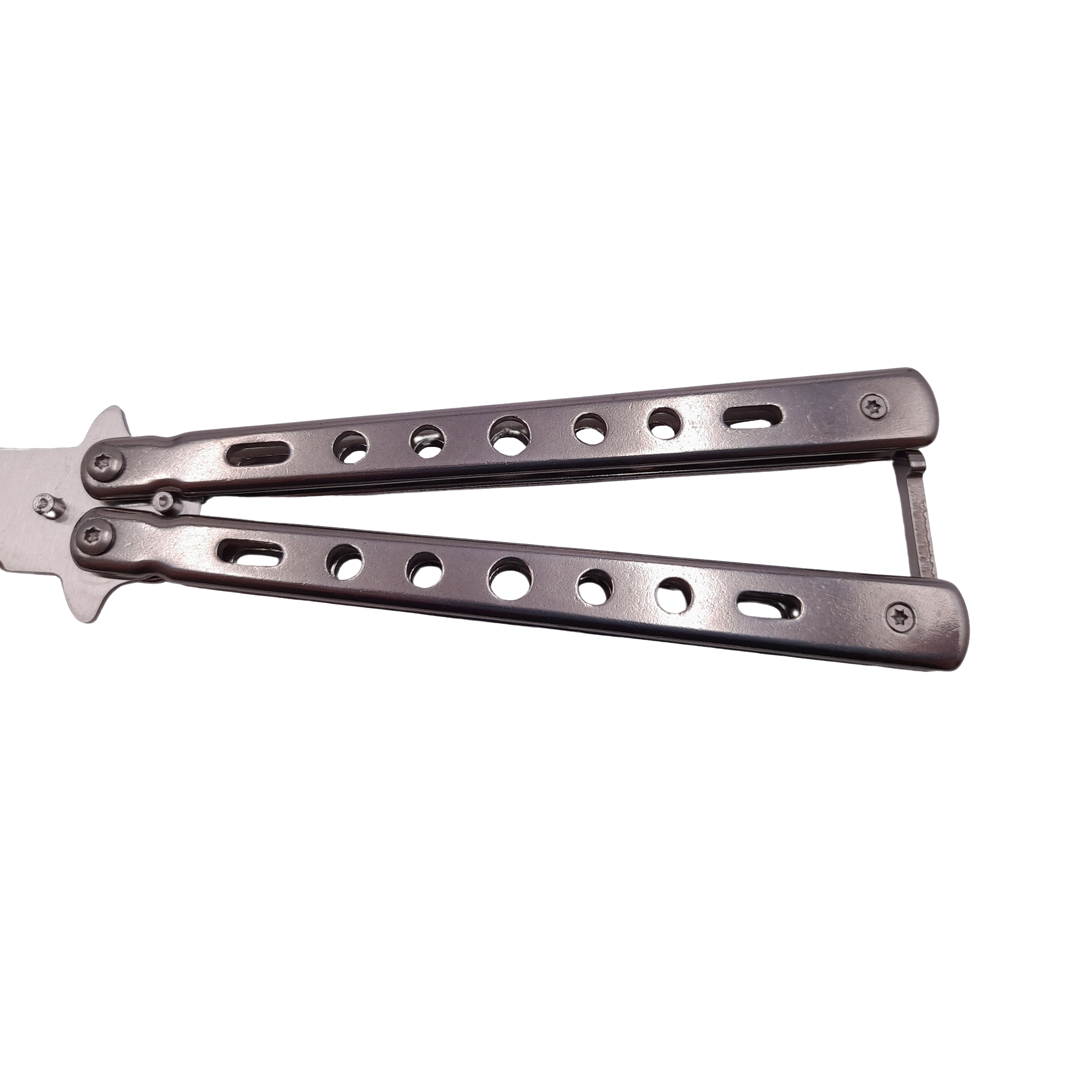 Set Briceag fluture de antrenament si trei cutite de aruncat, Ninja Way, DEPOX®, otel inoxidabil — imaginea 8