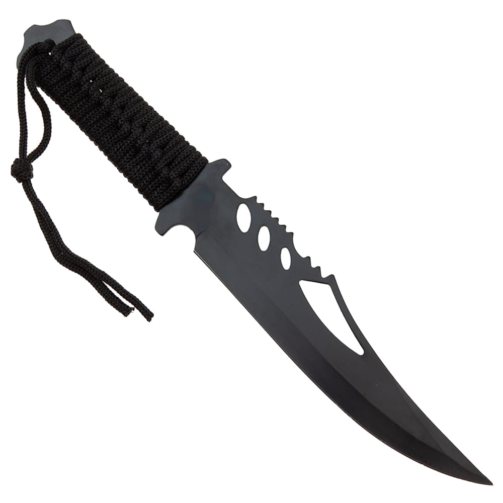 Set Cutit de vanatoare Extreme Battle si trei cutite de aruncat, Ninja Way, DEPOX®, otel inoxidabil — imaginea 11