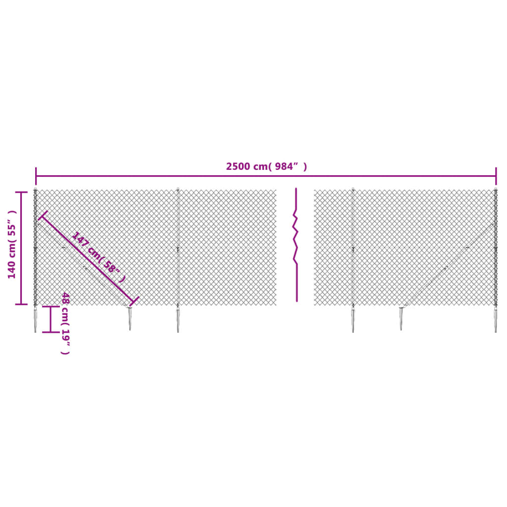 Gard plasa de sarma cu tarusi de fixare - 4 | YEO