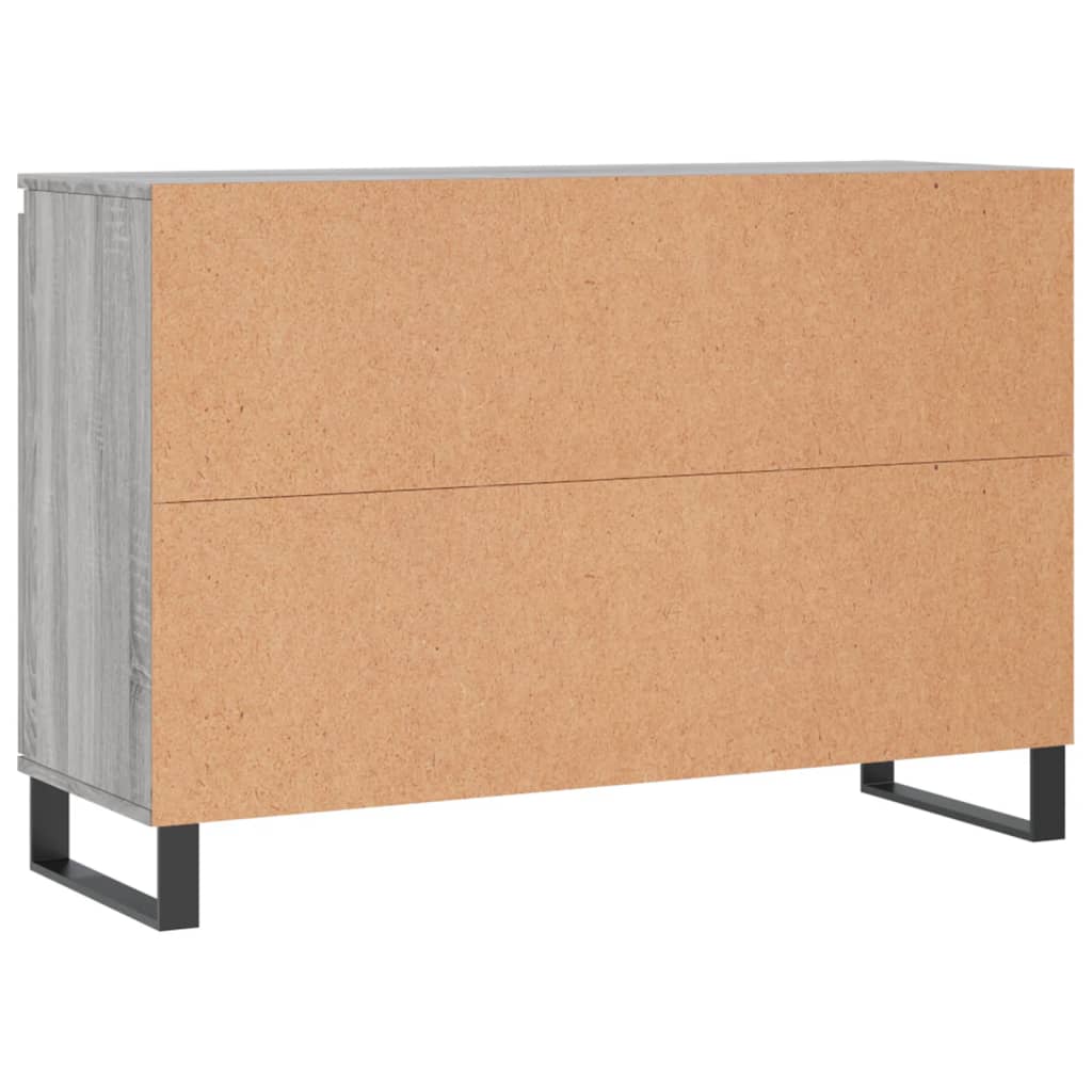 Servanta, gri sonoma, 104x35x70 cm, lemn prelucrat — imaginea 8