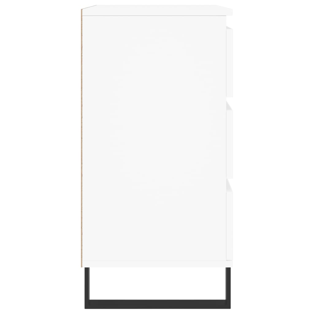Servanta, alb, 60x35x70 cm, lemn prelucrat — imaginea 7