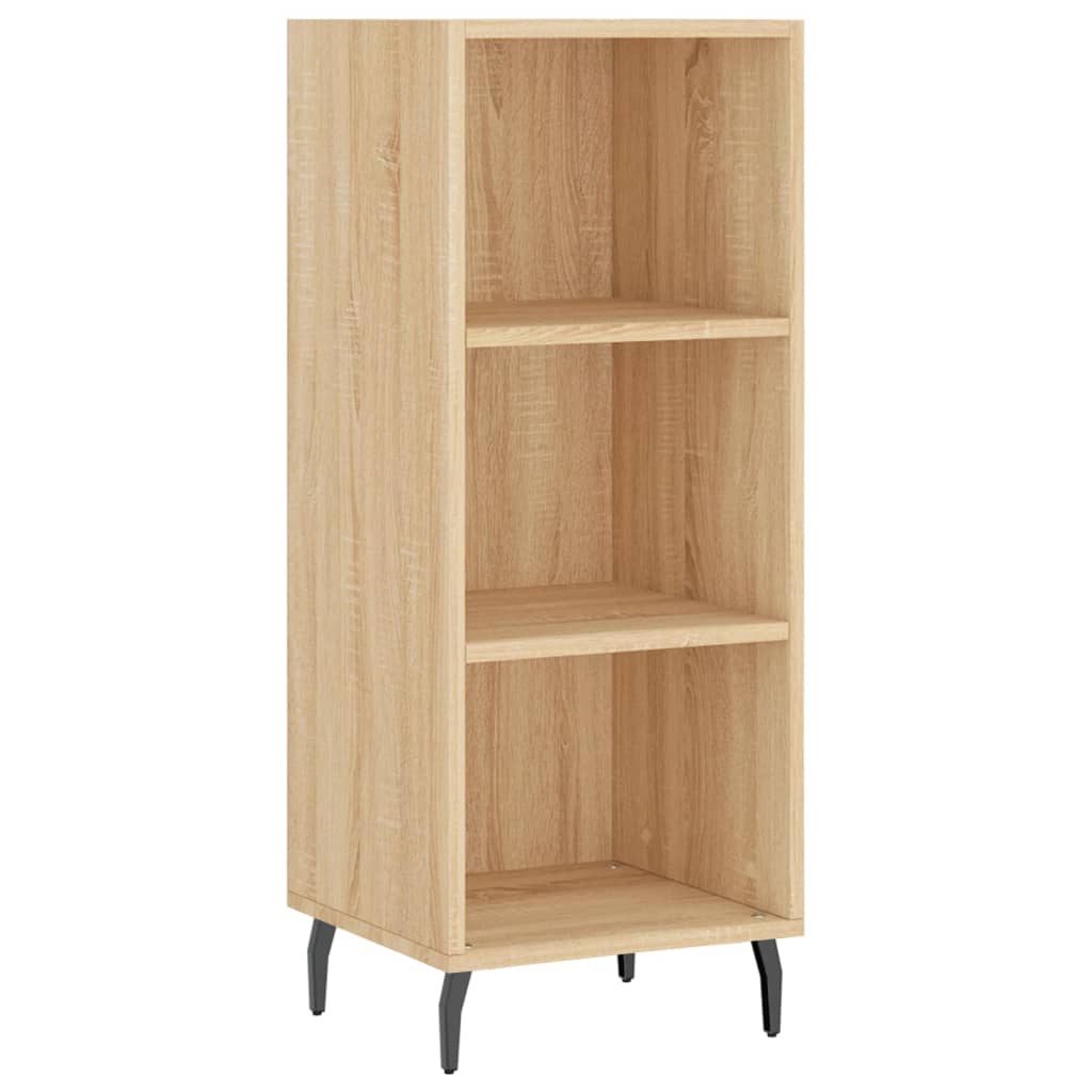 Dulap inalt, stejar sonoma, 34,5x34x180 cm, lemn prelucrat — imaginea 7