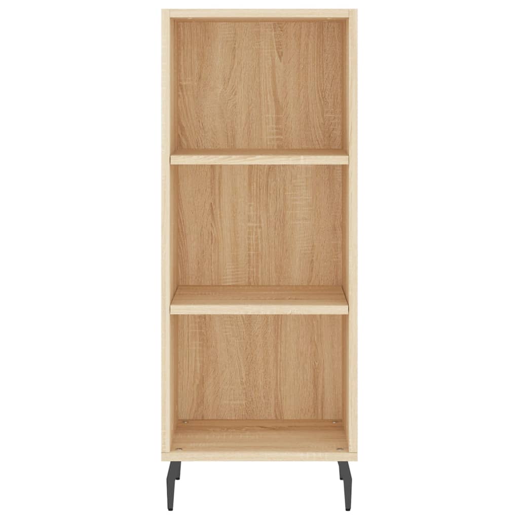 Dulap inalt, stejar sonoma, 34,5x34x180 cm, lemn prelucrat — imaginea 8