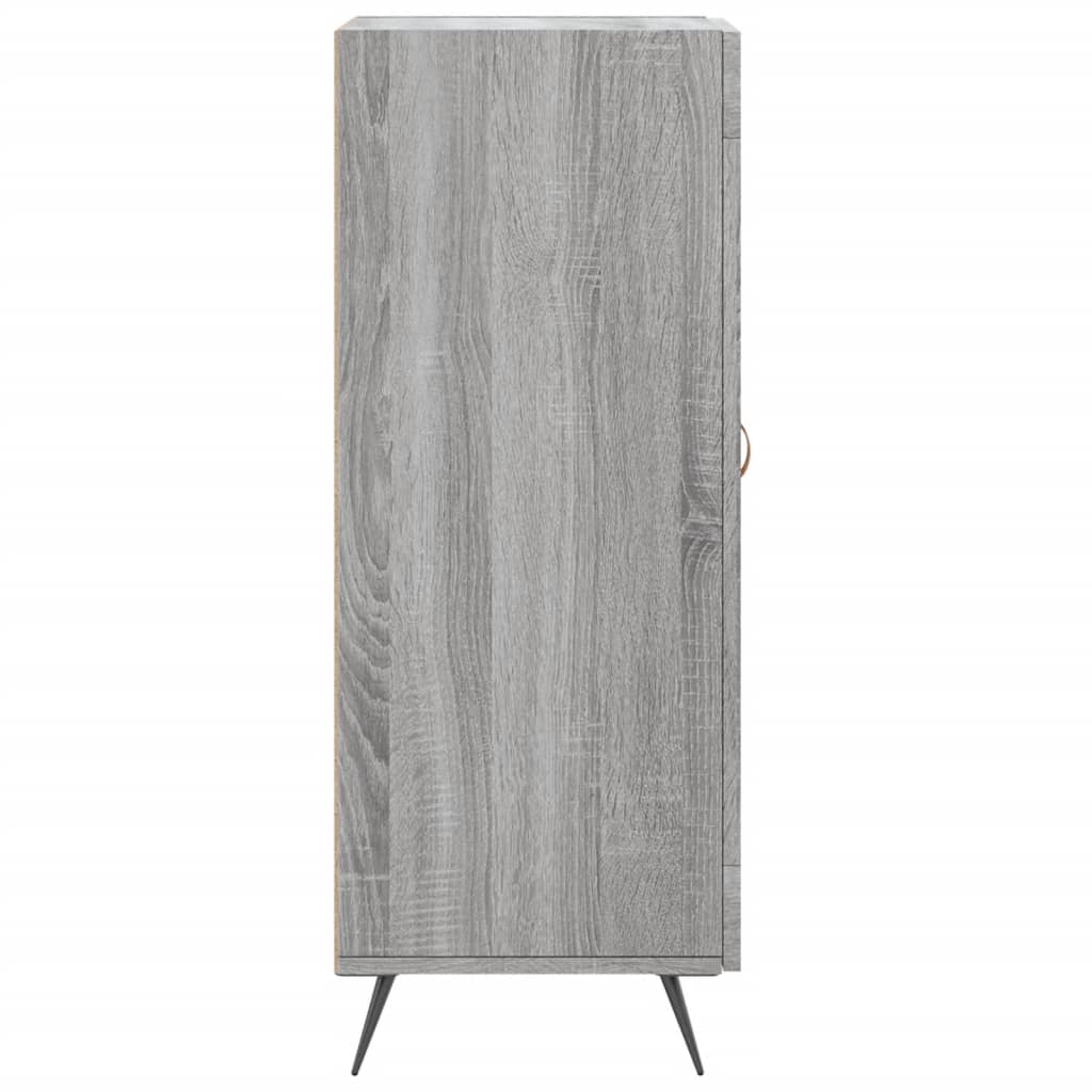 Servanta, gri sonoma, 34,5x34x90 cm, lemn compozit — imaginea 7