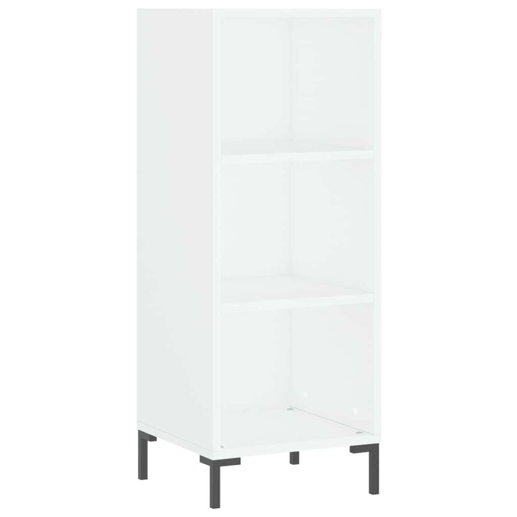 Servanta, alb, 34,5x32,5x90 cm, lemn prelucrat