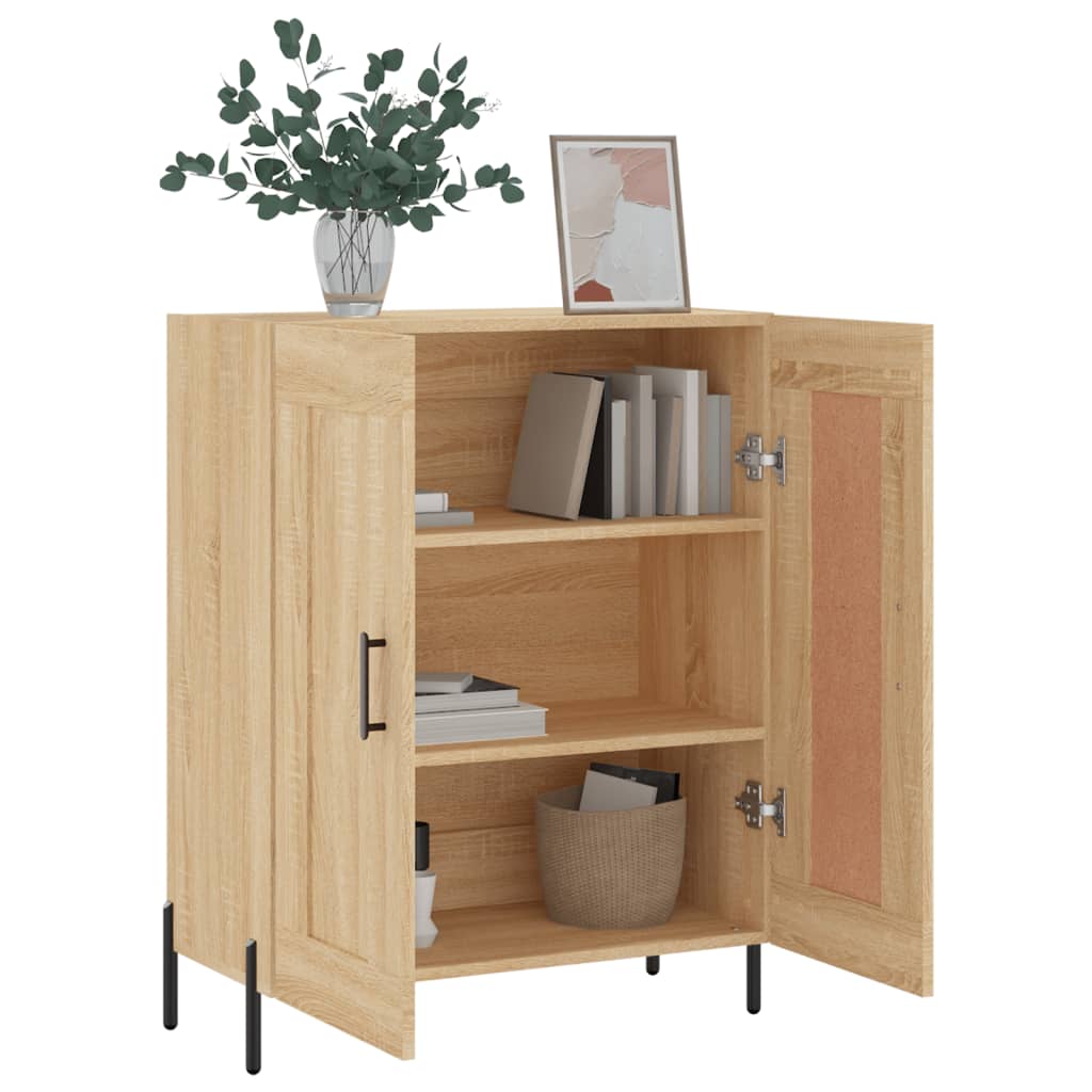 Servanta, stejar sonoma, 69,5x34x90 cm, lemn compozit — imaginea 4