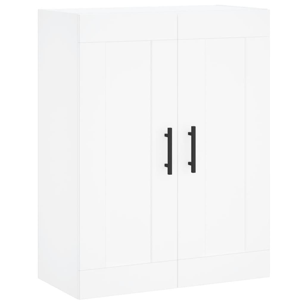 Dulap inalt, alb, 69,5x34x180 cm, lemn compozit — imaginea 5