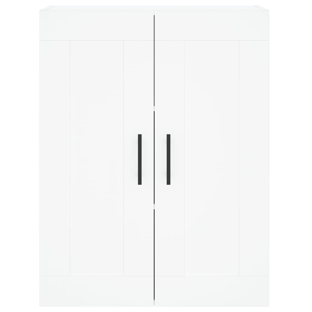 Dulap inalt, alb, 69,5x34x180 cm, lemn compozit — imaginea 6