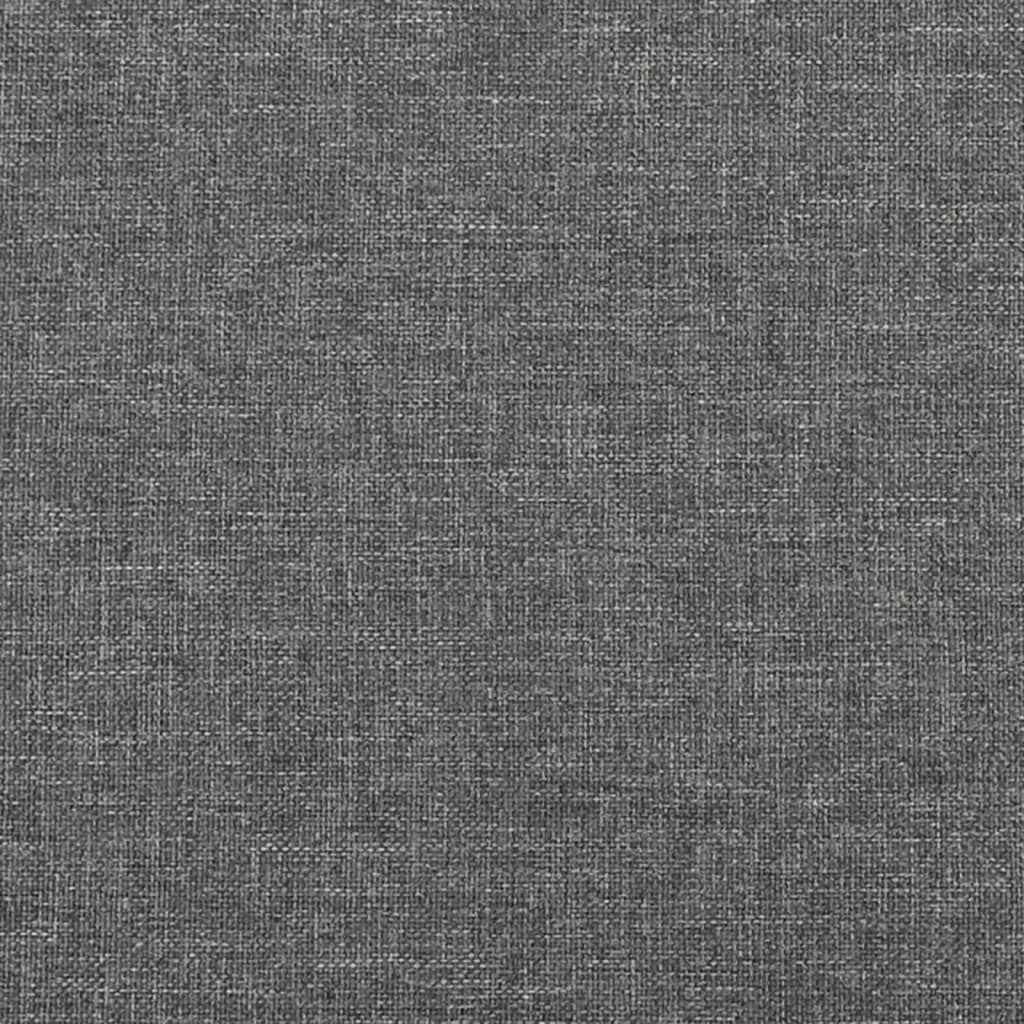 Fotoliu de relaxare cu taburet, gri deschis, textil — imaginea 9