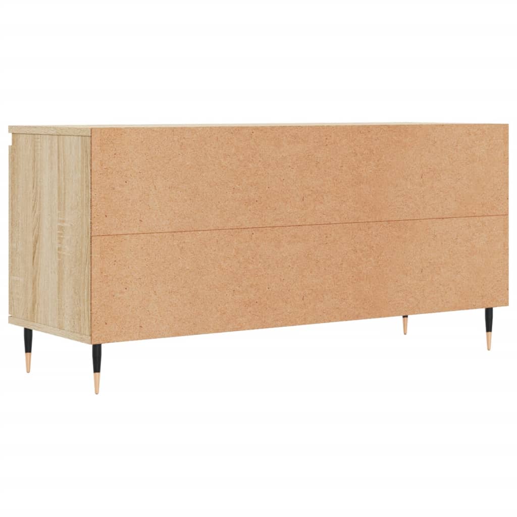 Comoda TV, stejar sonoma, 104x35x50 cm, lemn compozit — imaginea 8