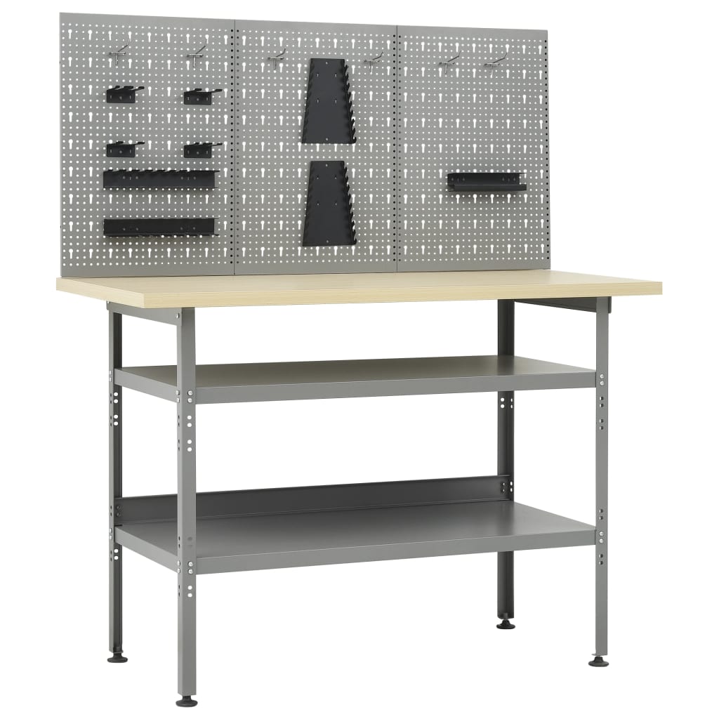 Banc de lucru cu trei panouri de perete — imaginea 2