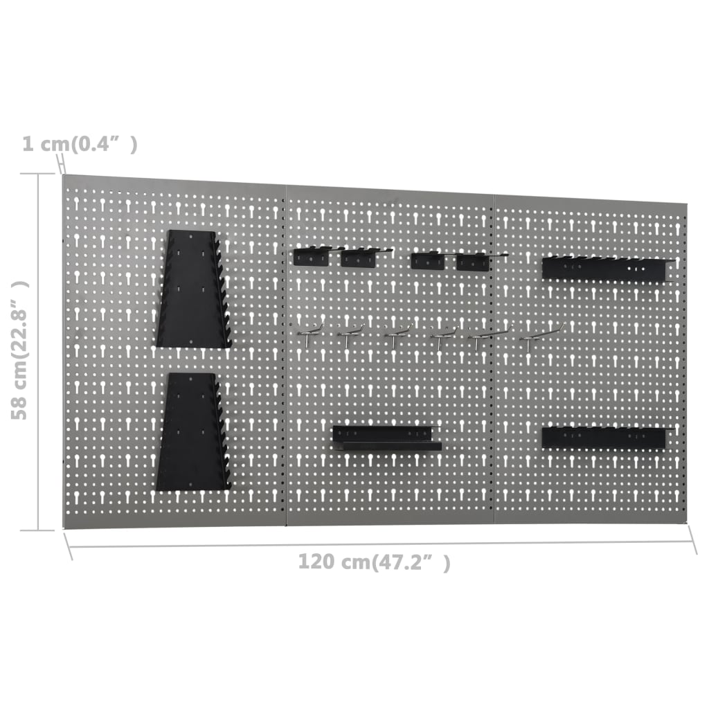 Banc de lucru cu trei panouri de perete — imaginea 4