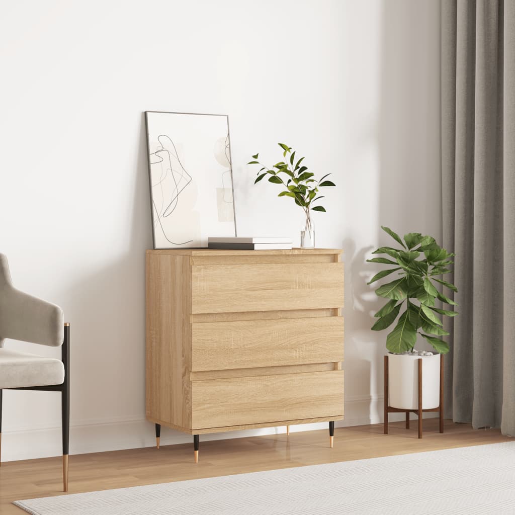 Servanta, stejar sonoma, 60x35x70 cm, lemn prelucrat — imaginea 2