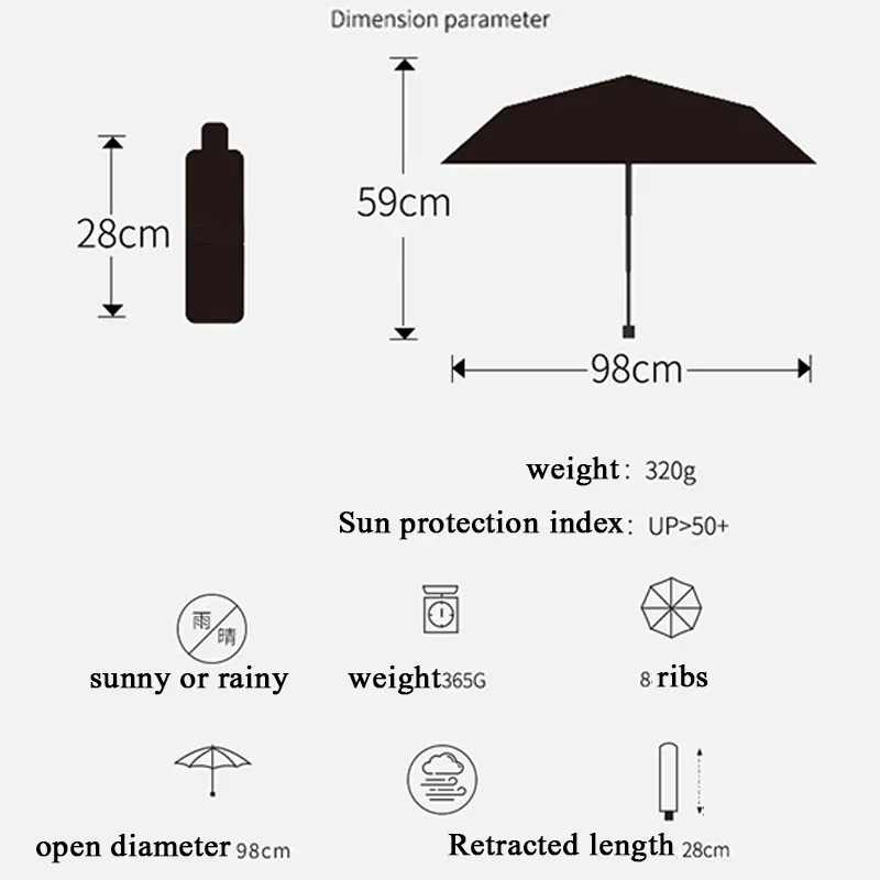 Umbrela telescopica, Automata, Impermeabila, Protectie UV, 98 cm, Roz - 3 | YEO