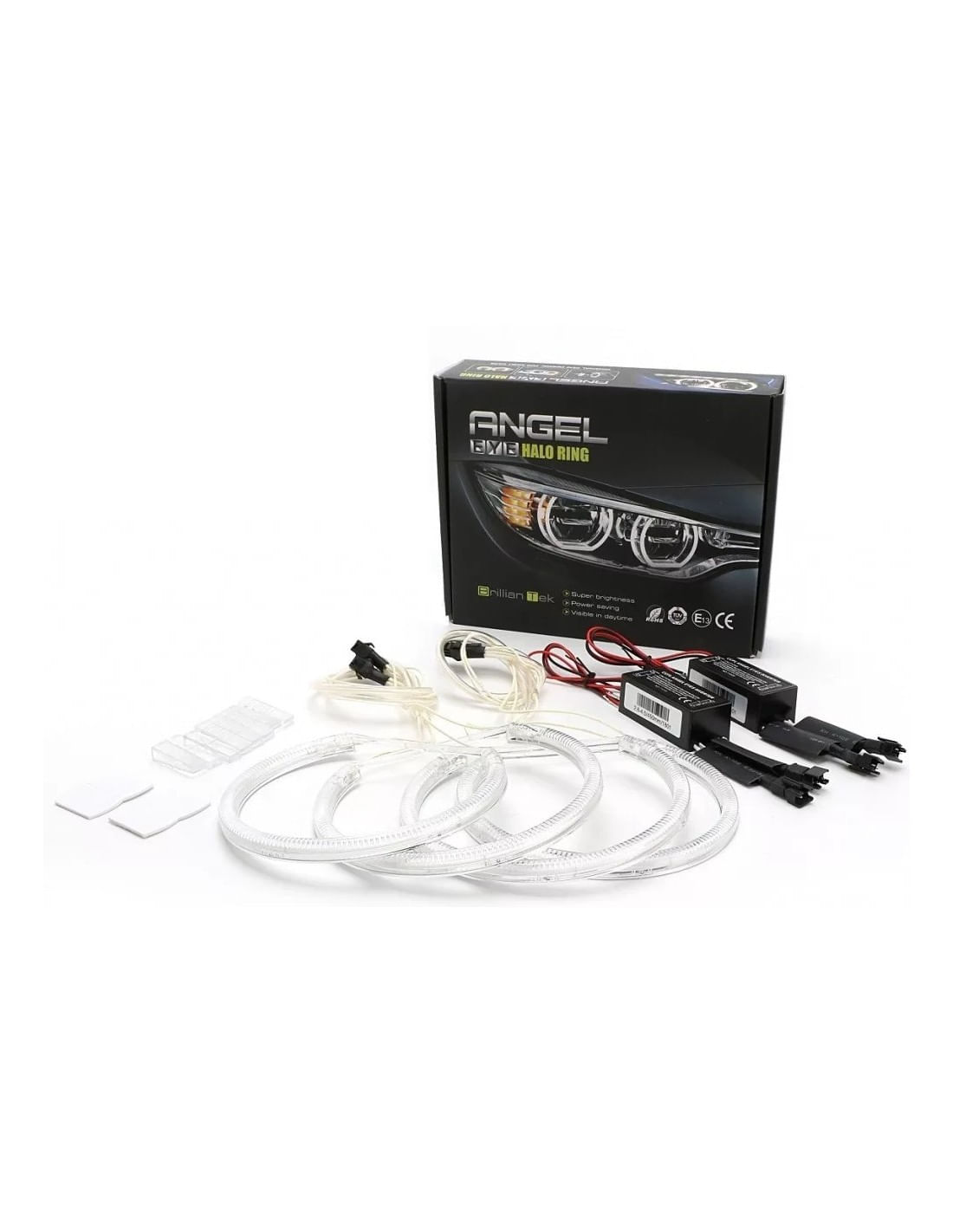 Kit Angel Eyes CCFL BMW E46 cu xenon din fabrica - 2 | YEO