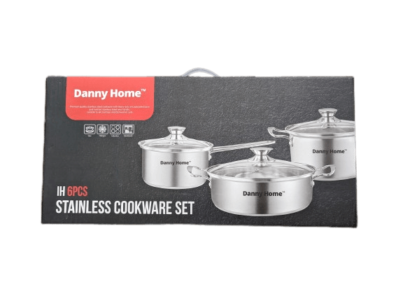 Set 6 piese Danny Home, inductie, capac de sticla — imaginea 3