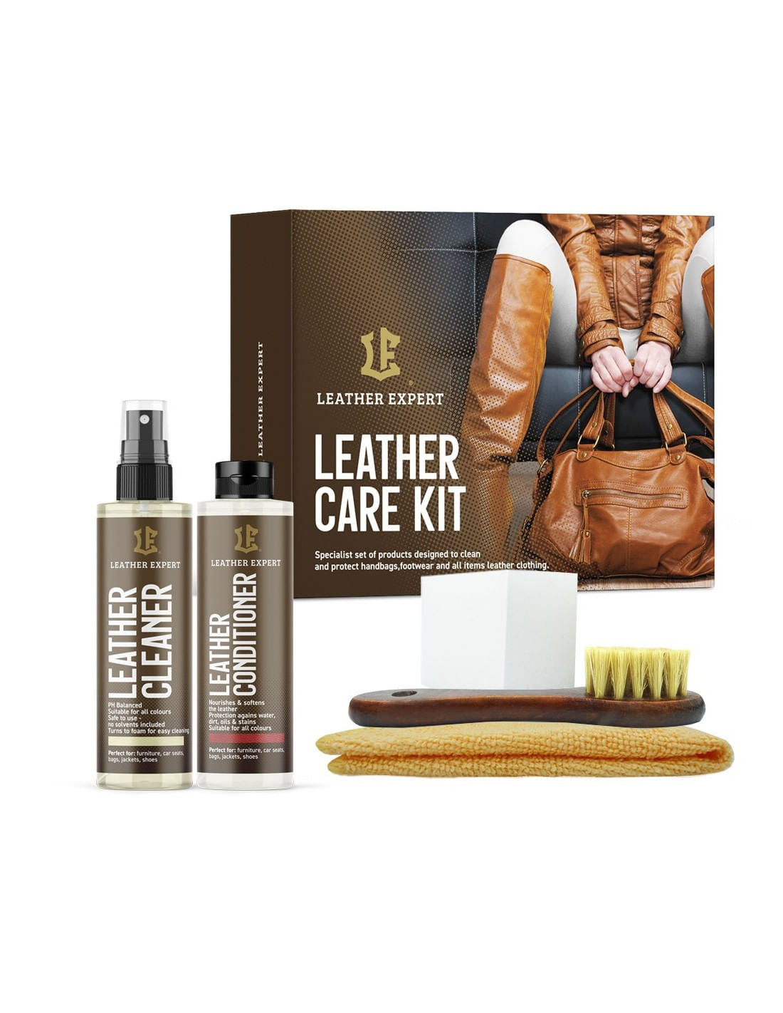 Set ingrijire articole din piele LEATHER EXPERT - 2 | YEO