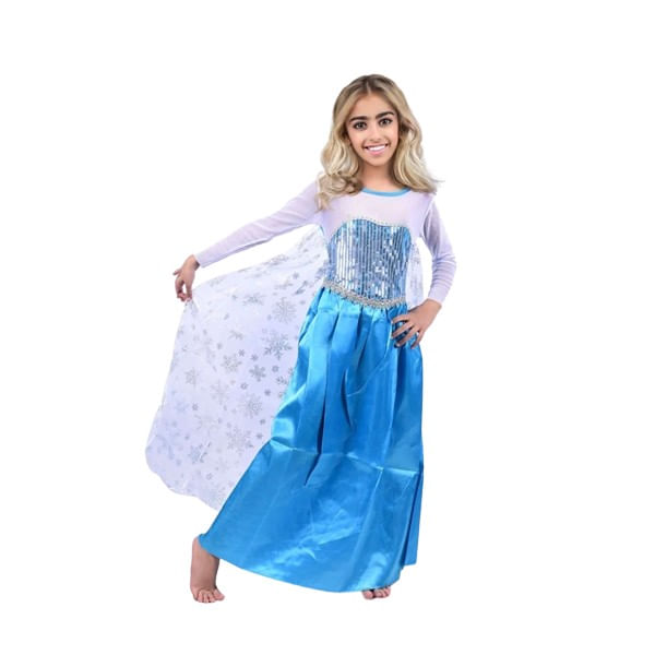 Rochie carnaval printesa Elsa Frozen, IdeallStore®, 3-5 ani , Albastru , Halloween