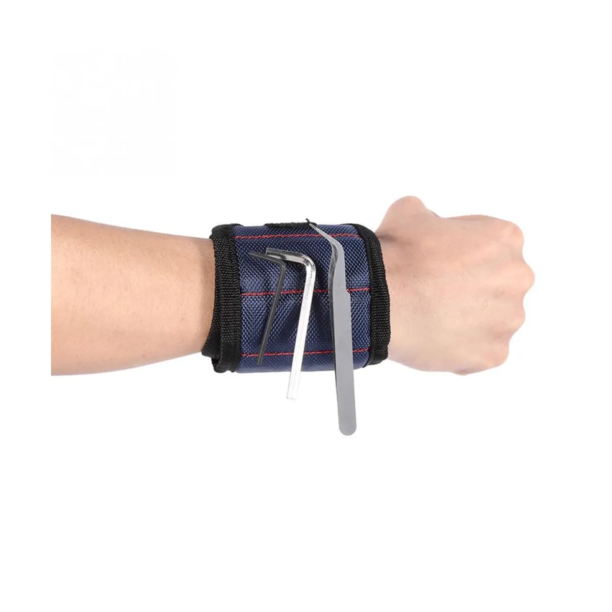 Bratara magnetica profesionala magnetizeaza unelte scule de mici dimensiuni suruburi cuie piulite surubelnite, albastru — imaginea 3