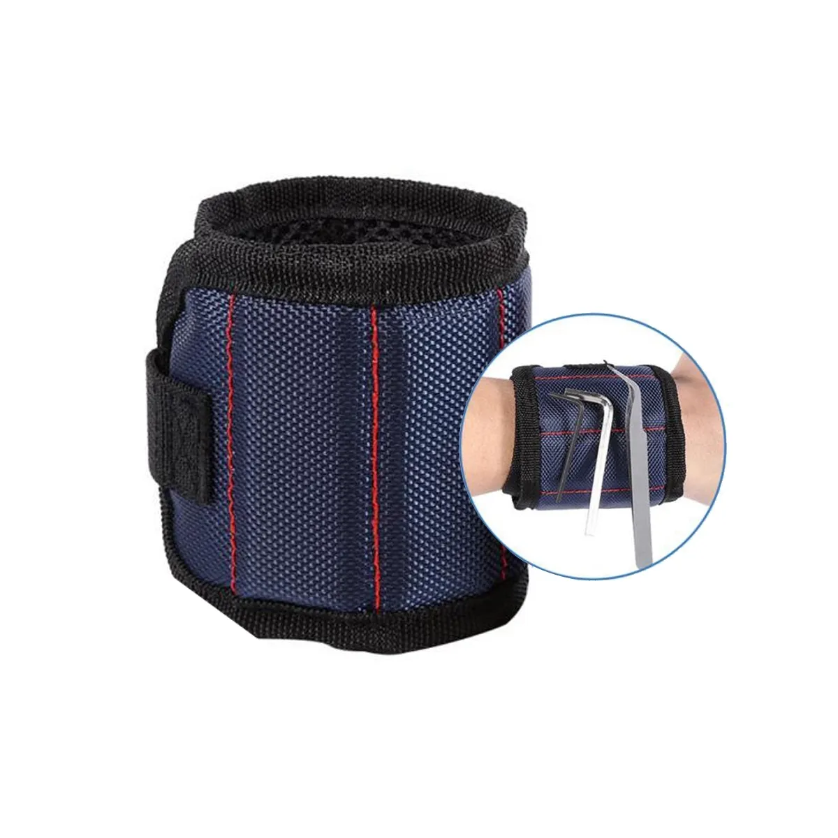 Bratara magnetica profesionala magnetizeaza unelte scule de mici dimensiuni suruburi cuie piulite surubelnite, albastru — imaginea 5