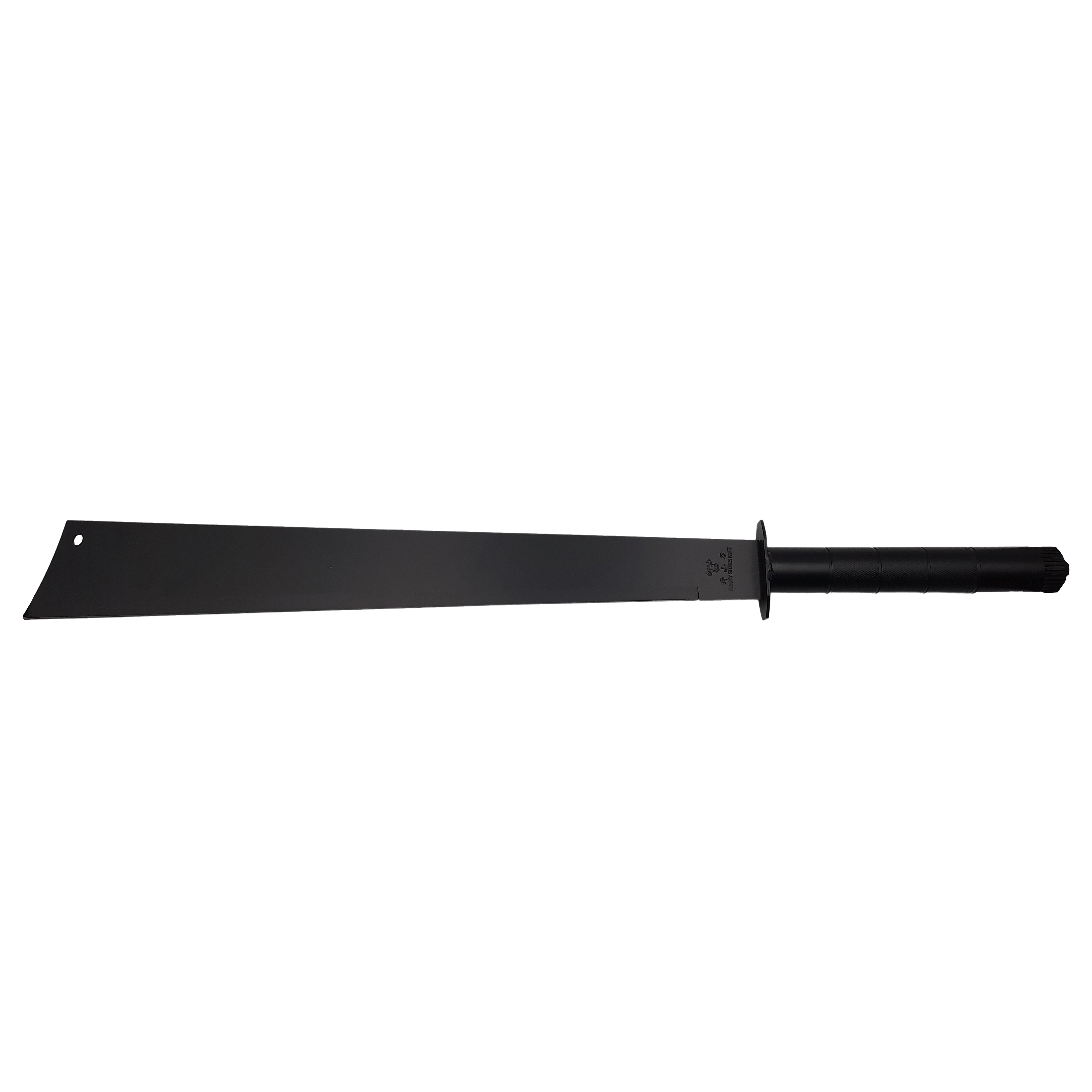 Sabie de vanatoare IdeallStore®, Ninja Blade, maner metal, 81 cm, negru - 1 | YEO