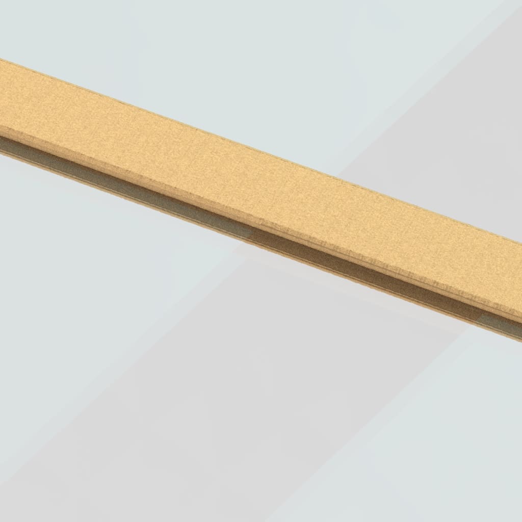 Usa glisanta, auriu, 102,5x205 cm, sticla ESG mata si aluminiu — imaginea 6