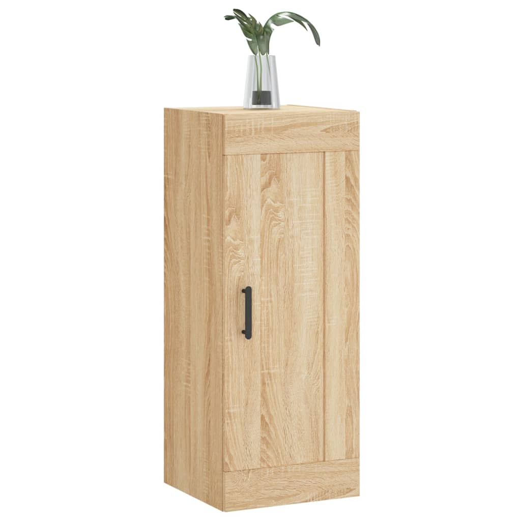 Dulap de perete, stejar sonoma, 34,5x34x90 cm, lemn prelucrat — imaginea 4