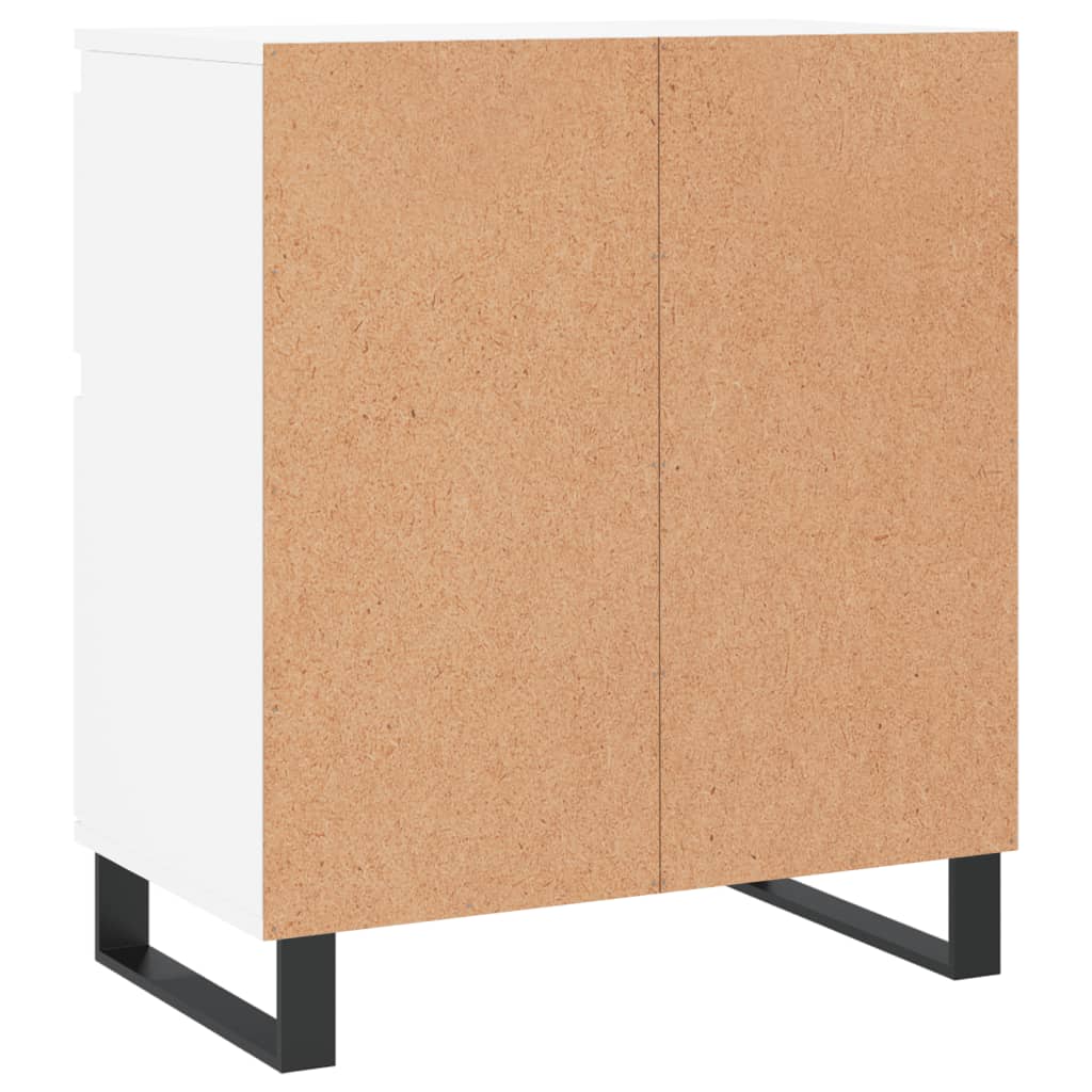 Servanta, alb, 60x35x70 cm, lemn prelucrat — imaginea 8