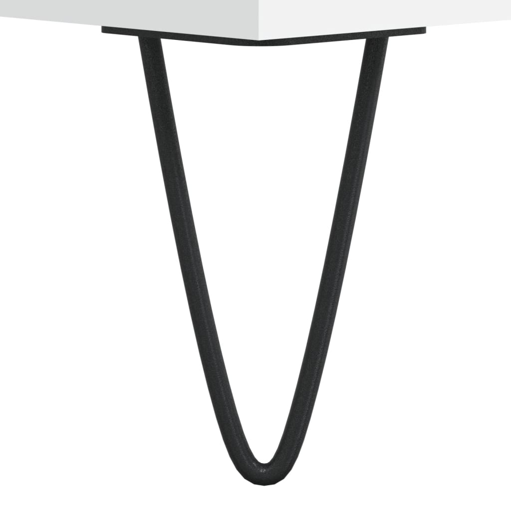 Comoda TV, alb, 103,5x30x50 cm, lemn compozit — imaginea 7