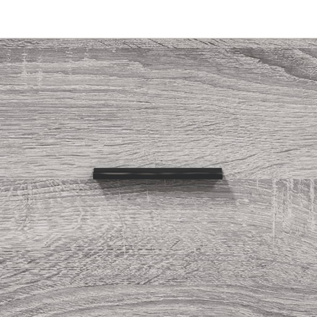 Dulap inalt, gri sonoma, 69,5x34x180 cm, lemn compozit — imaginea 9