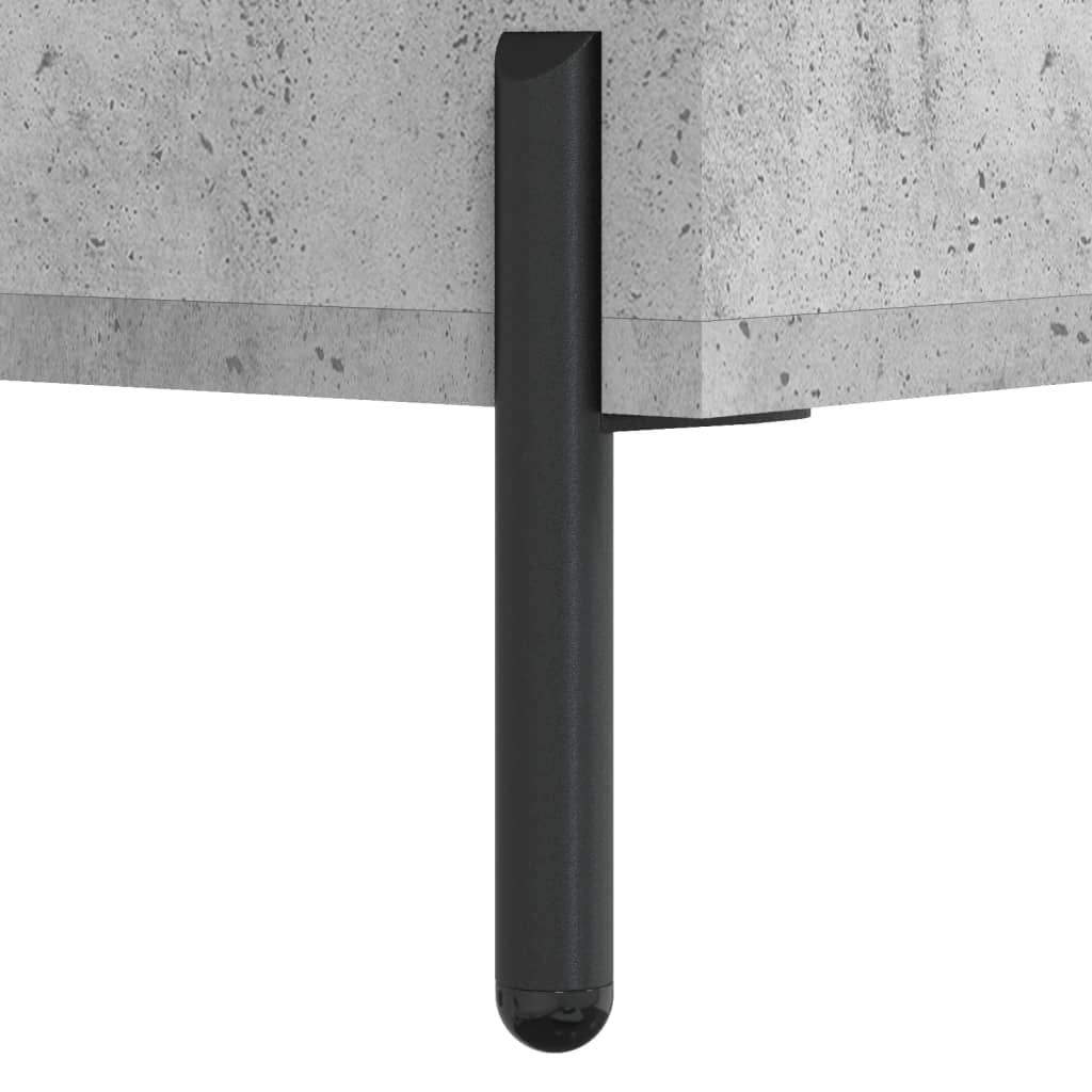 Dulap inalt, gri beton, 69,5x34x180, lemn compozit — imaginea 11