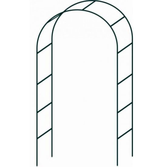 Arcada metalica, pergola, pentru gradina, 140 x 38 x 240 cm