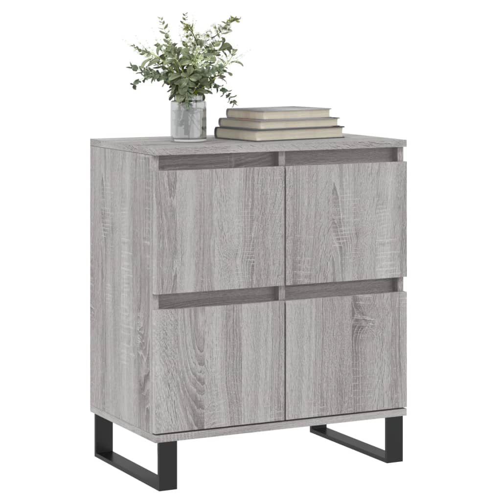 Servanta, sonoma gri, 60x35x70 cm, lemn prelucrat — imaginea 3