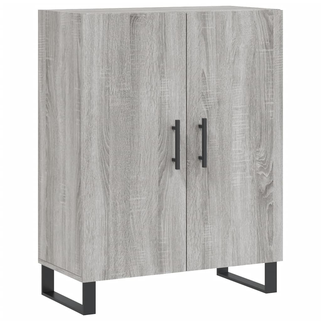 Servanta, gri sonoma, 69,5x34x90 cm, lemn compozit