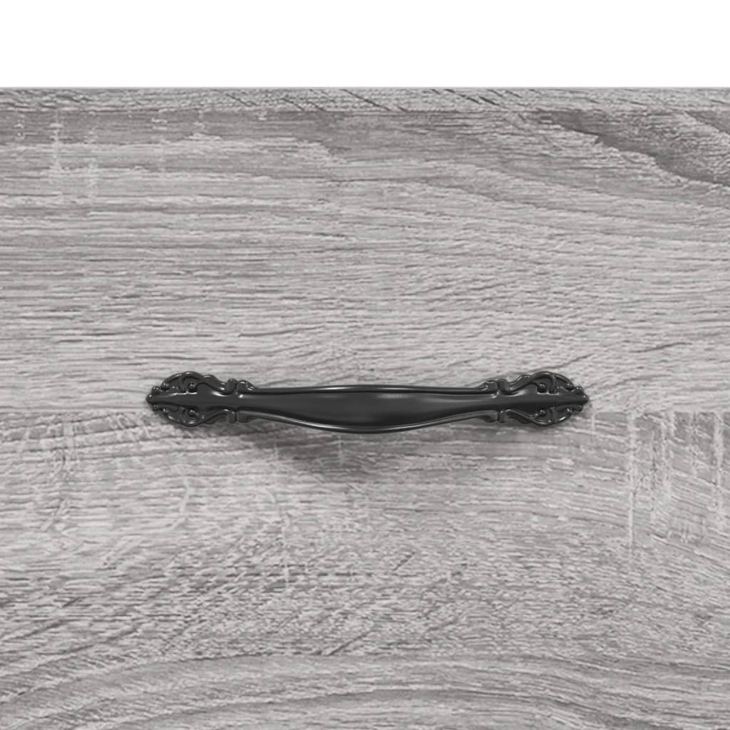 Dulap de perete, gri sonoma, 100x36,5x35 cm, lemn prelucrat — imaginea 9
