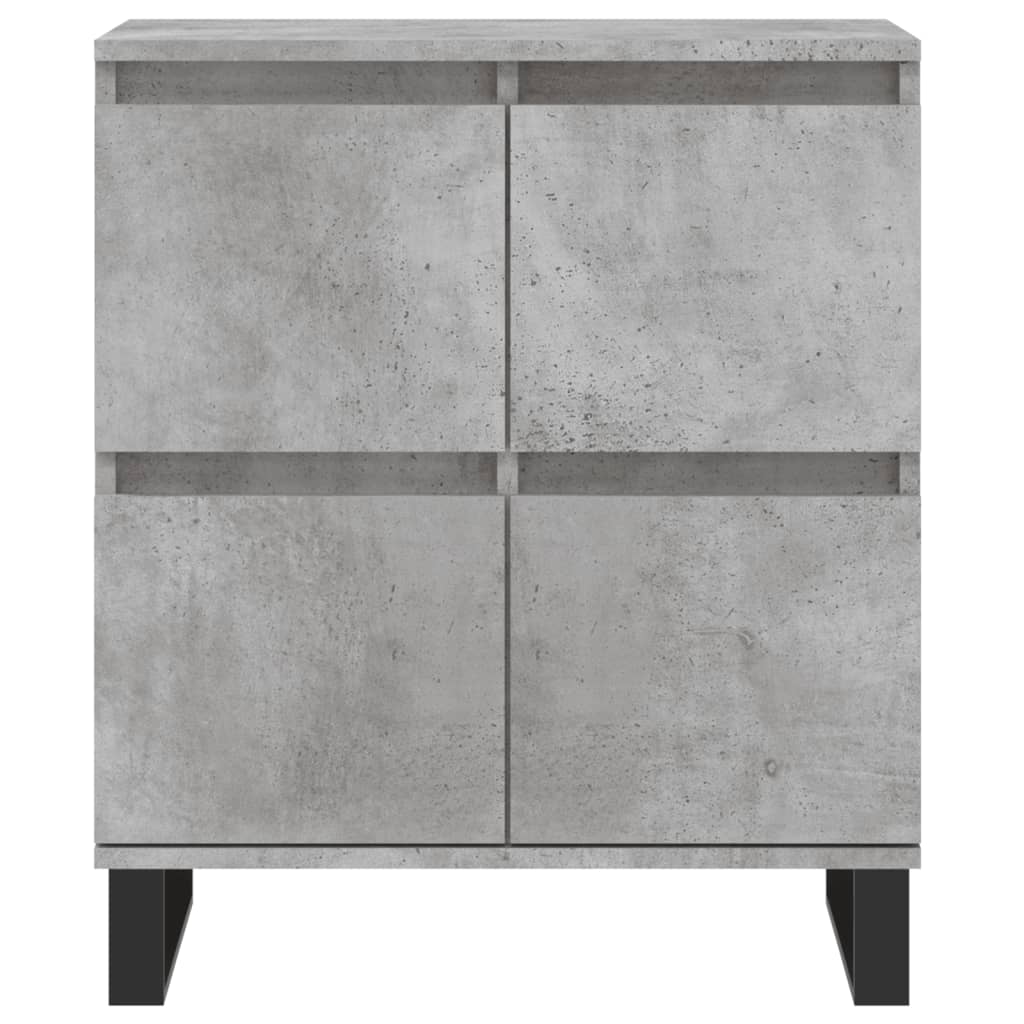 Servanta, gri beton, 60x35x70 cm, lemn prelucrat — imaginea 5