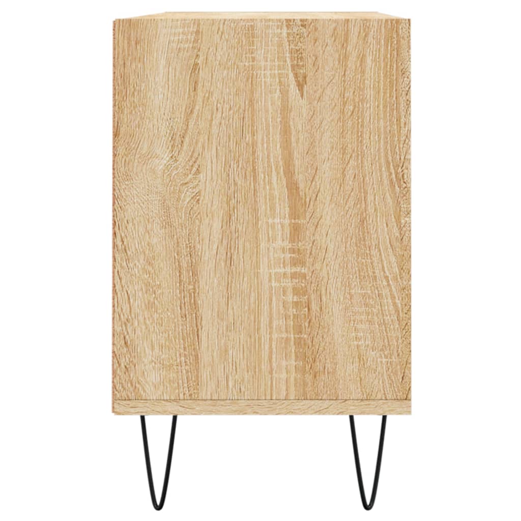 Comoda TV, stejar sonoma, 103,5x30x50 cm, lemn compozit — imaginea 5