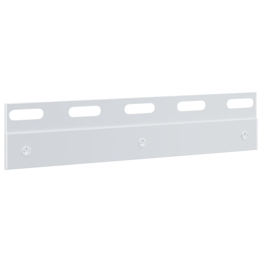 Placi de conectare, 6 buc., argintiu, 20 cm, otel inoxidabil - 4 | YEO