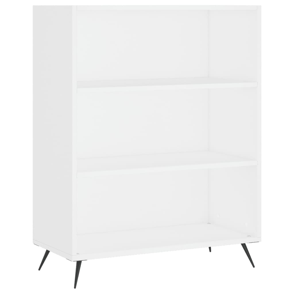 Dulap inalt, alb, 69,5x32,5x180 cm, lemn prelucrat — imaginea 4