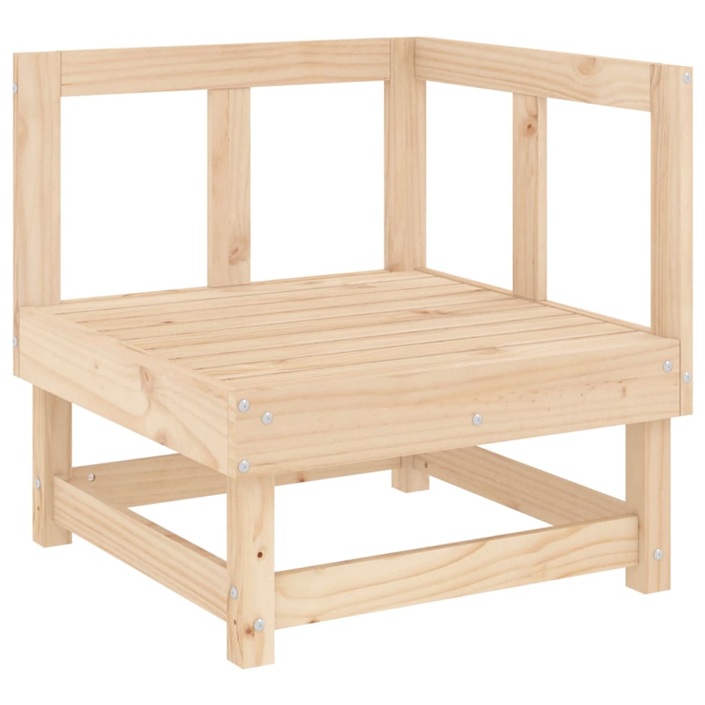 Set mobilier relexare de gradina, 6 piese, lemn masiv de pin — imaginea 5