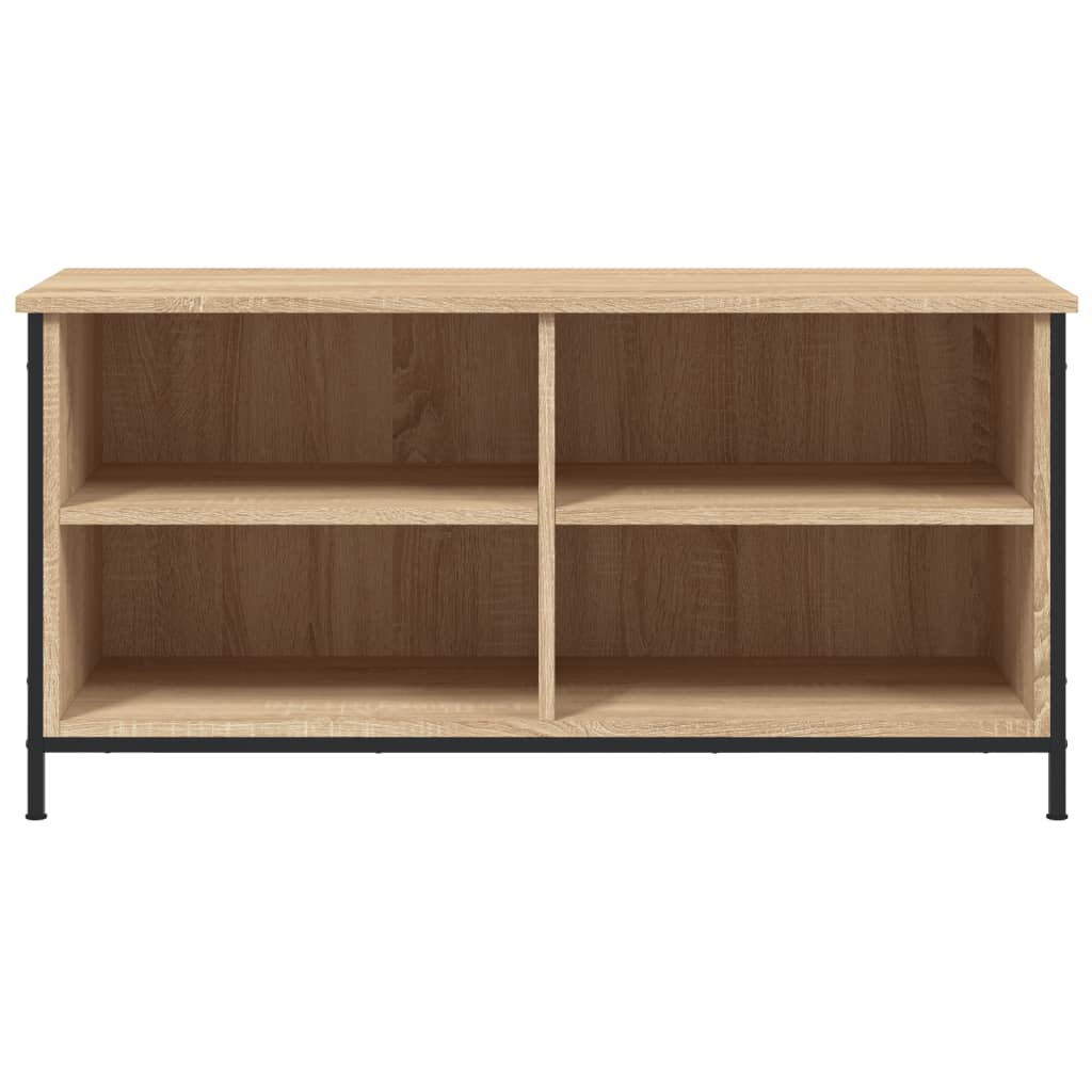 Comoda TV, stejar sonoma, 100x40x50 cm, lemn prelucrat — imaginea 4