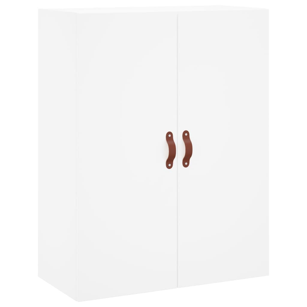 Dulap inalt, alb, 69,5x34x180 cm, lemn compozit — imaginea 5
