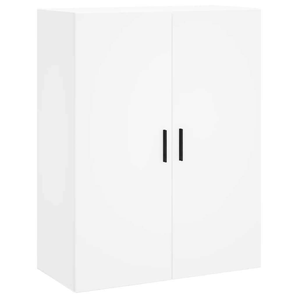 Dulap inalt, alb, 69,5x34x180 cm, lemn compozit — imaginea 5