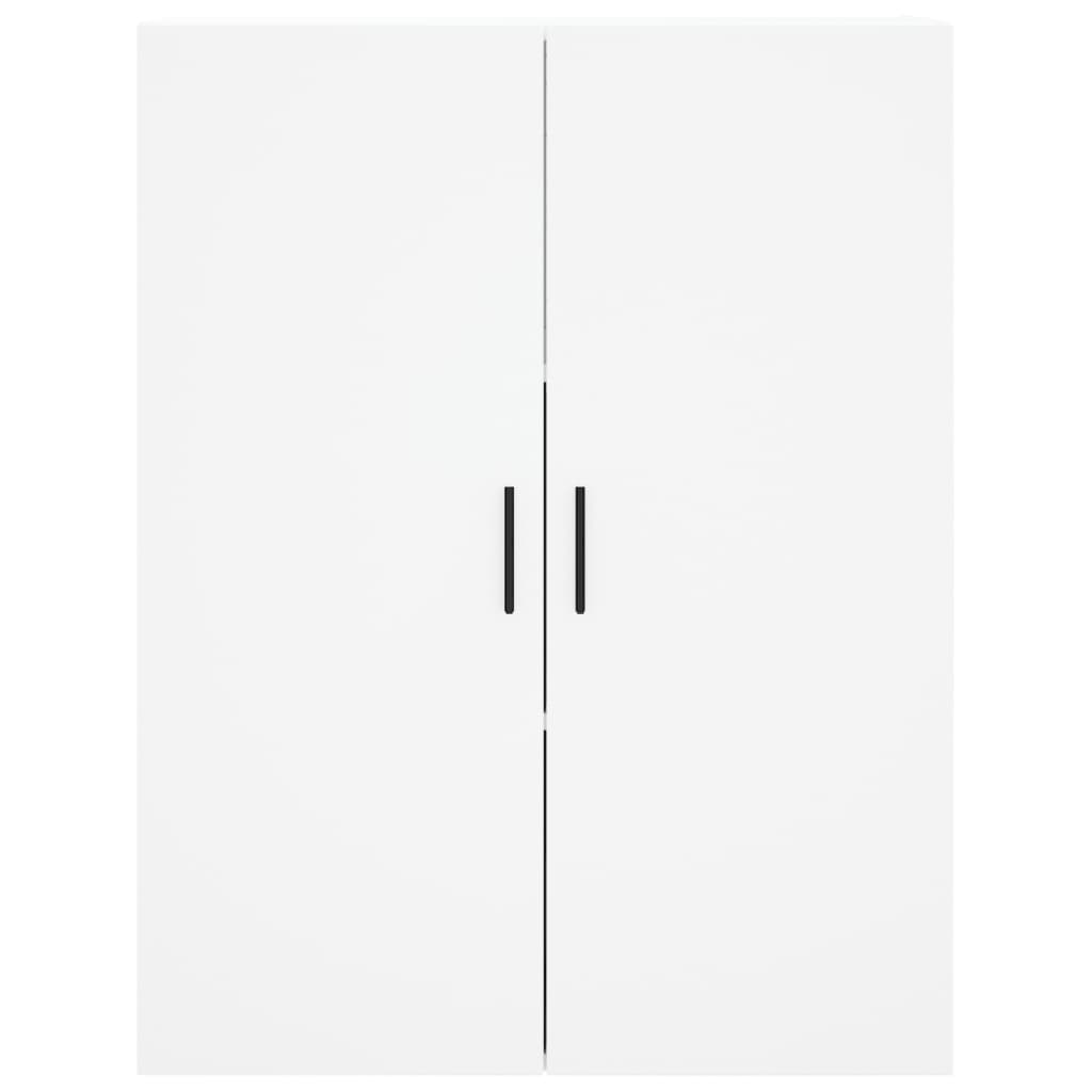 Dulap inalt, alb, 69,5x34x180 cm, lemn compozit — imaginea 6