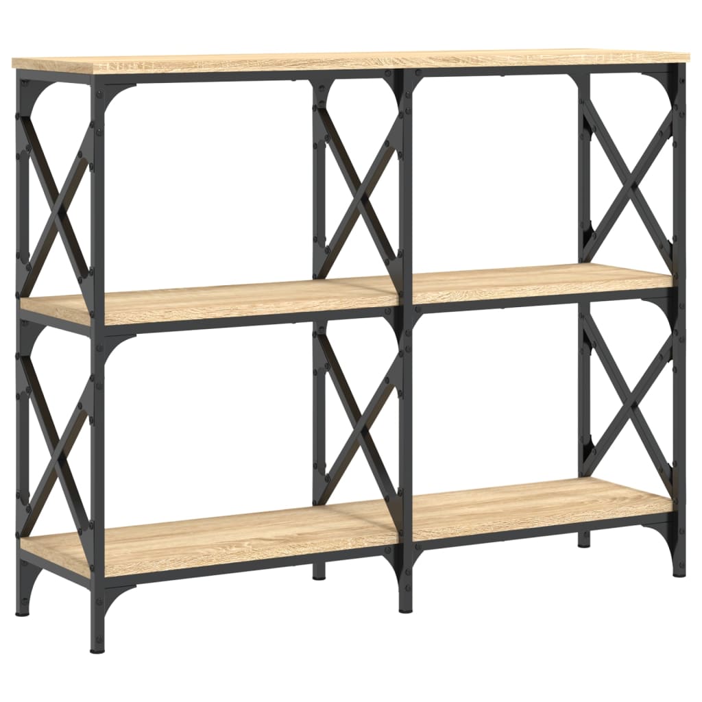Masuta consola, stejar sonoma, 100x28x80,5 cm, lemn prelucrat